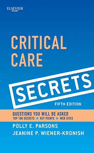 Beispielbild fr Critical Care Secrets zum Verkauf von Better World Books