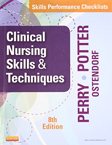 9780323088985: Skills Performance Checklists for Clinical Nursing Skills & Techniques, 8e