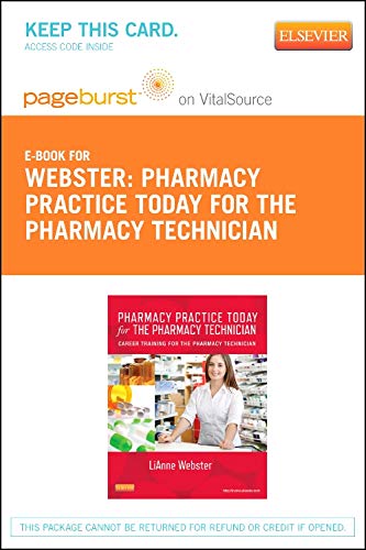 9780323089395: Mosby's Essentials of Pharmacy Practice Today for the Pharmacy Technician- Elsevier eBook on Vitalsource (Retail Access Card): Career Training for ... the Pharmacy Technician (Pageburst Digital)