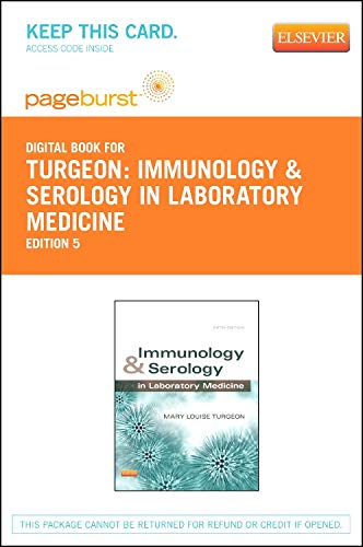 9780323089968: Immunology & Serology in Laboratory Medicine - Pageburst E-book on Vitalsource Retail Access Card