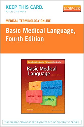 Imagen de archivo de Basic Medical Language Access Code: Medical Terminology Online a la venta por BooksRun