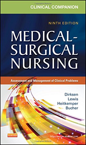 Stock image for Clinical Companion to Medical-Surgical Nursing: Assessment and Management of Clinical Problems (Lewis, Clinical Companion to Medical-Surgical Nursing: Assessment and Management of C) for sale by Orion Tech