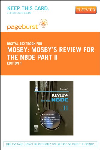 Mosby's Review for the NBDE Part II - Elsevier eBook on VitalSource (Retail Access Card) (9780323092265) by Mosby