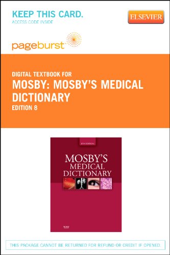 Mosby's Medical Dictionary - Elsevier eBook on VitalSource (Retail Access Card): Mosby's Medical Dictionary - Elsevier eBook on VitalSource (Retail Access Card) (9780323093958) by Mosby