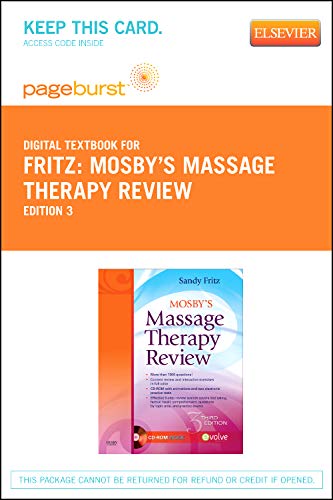 Mosby's Massage Therapy Review - Elsevier eBook on VitalSource (Retail Access Card) (9780323094283) by Sandy Fritz