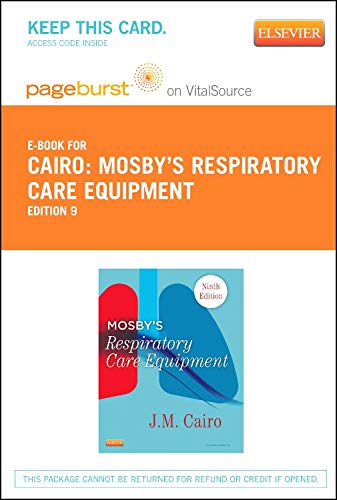 Imagen de archivo de Mosby's Respiratory Care Equipment - Elsevier eBook on VitalSource (Retail Access Card) a la venta por Campus Bookstore