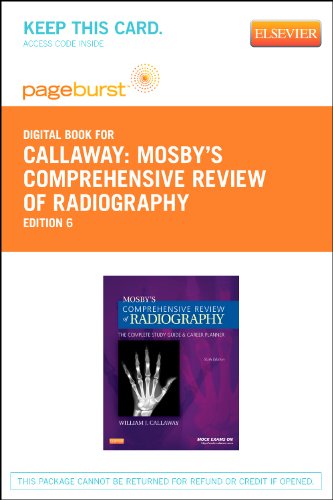 9780323096362: Mosby's Comprehensive Review of Radiography - Elsevier E-Book on VitalSource: The Complete Study Guide and Career Planner