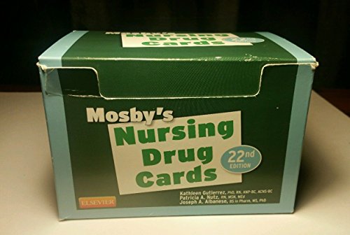 Beispielbild fr Mosby`s Nursing Drug Cards zum Verkauf von Buchpark