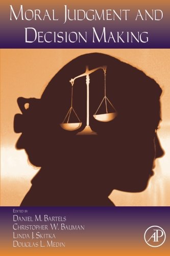 Imagen de archivo de Moral Judgment and Decision Making: Psychology of Learning and Motivation a la venta por Revaluation Books