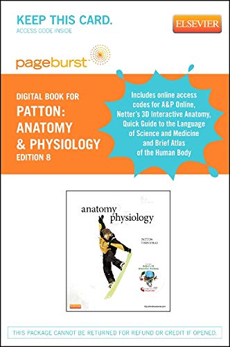 Anatomy & Physiology and Brief Atlas of the Human Body & Quick Guide to the Language of Science - Elsevier eBook on VST (Retail Access Card), Anatomy ... and Netter's Interactive Atlas (Access Code) (9780323169219) by Patton PhD, Kevin T.