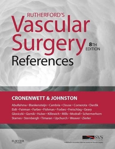 Imagen de archivo de Rutherford's Vascular Surgery References, 8th Edition a la venta por Books Unplugged