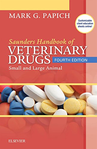 Imagen de archivo de Saunders Handbook of Veterinary Drugs: Small and Large Animal, 4e (Handbook of Veterinary Drugs (Saunders)) a la venta por dsmbooks