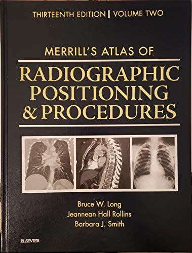 Beispielbild fr Merrill's Atlas of Radiographic Positioning and Procedures: Volume 2 zum Verkauf von HPB-Red