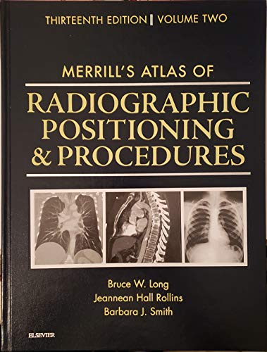 Stock image for Merrill's Atlas of Radiographic Positioning and Procedures: Volume 2 for sale by HPB-Red