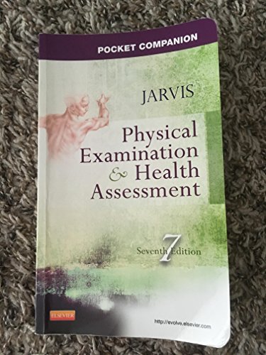 Beispielbild fr Pocket Companion for Physical Examination and Health Assessment zum Verkauf von Goodwill Books