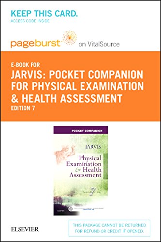 Stock image for Pocket Companion for Physical Examination and Health Assessment - Elsevier eBook on VitalSource (Retail Access Card): Pocket Companion for Physical . eBook on VitalSource (Retail Access Card) for sale by A Team Books