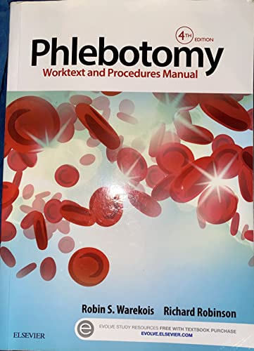 Imagen de archivo de Phlebotomy: Worktext and Procedures Manual a la venta por HPB-Red