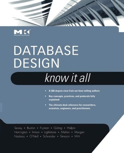 Beispielbild fr Database Design: Know It All zum Verkauf von Revaluation Books