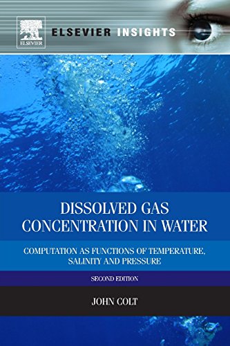 9780323282253: Dissolved Gas Concentration in Water: Computation as Functions of Temperature, Salinity and Pressure