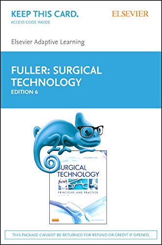 Stock image for Elsevier Adaptive Learning for Surgical Technology (Access Card) for sale by Bulrushed Books