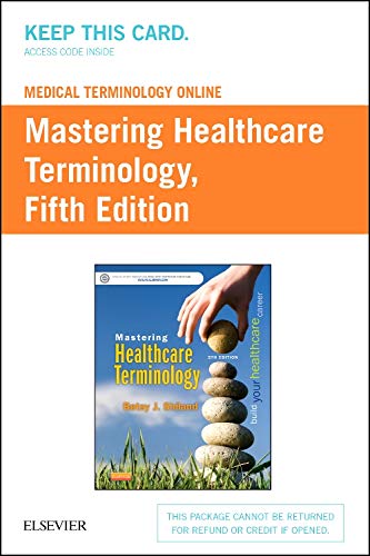 Stock image for Medical Terminology Online for Mastering Healthcare Terminology (Retail Access Card) for sale by Textbooks_Source