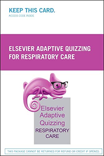 9780323353465: Elsevier Adaptive Quizzing Respiratory for Care Access Code