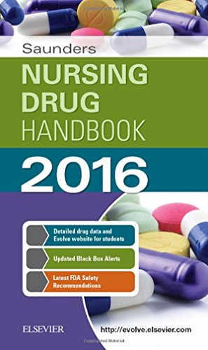 Imagen de archivo de Saunders Nursing Drug Handbook 2016 a la venta por Once Upon A Time Books