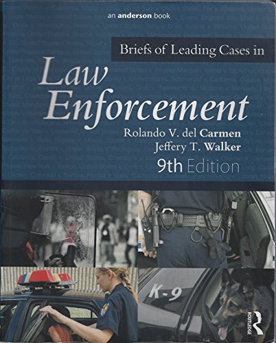 Stock image for Briefs of Leading Cases in Law Enforcement for sale by ThriftBooks-Dallas