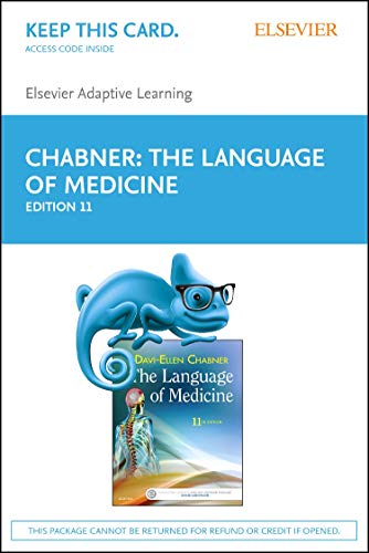 Stock image for Elsevier Adaptive Learning for The Language of Medicine (Access Card) Chabner BA MAT, Davi-Ellen for sale by Broad Street Books