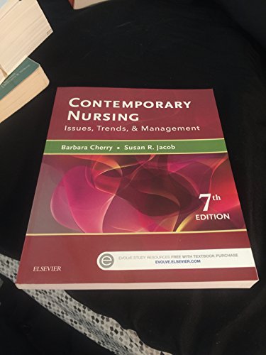 Beispielbild fr Contemporary Nursing: Issues, Trends, & Management zum Verkauf von Your Online Bookstore