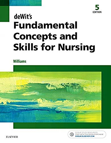 Imagen de archivo de deWit's Fundamental Concepts and Skills for Nursing a la venta por HPB-Red
