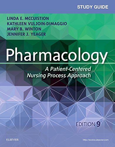 Imagen de archivo de Study Guide for Pharmacology: A Patient-Centered Nursing Process Approach a la venta por SecondSale