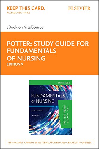 9780323399821: Study Guide for Fundamentals of Nursing – Elsevier eBook on VitalSource (Retail Access Card)