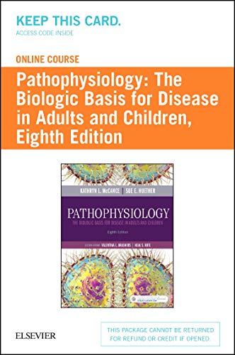 9780323413107: Pathophysiology Online for Pathophysiology (Access Code), The Biologic Basis for Disease in Adults and Children, 8ed