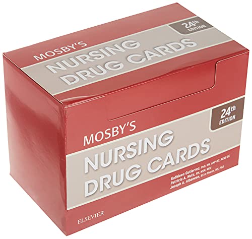 Beispielbild fr Mosby's Nursing Drug Cards zum Verkauf von BooksRun