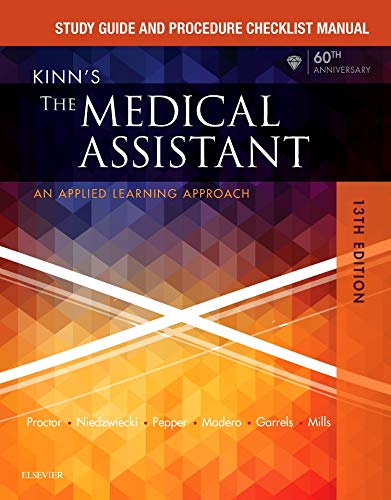 9780323429474: Study Guide and Procedure Checklist Manual for Kinn's The Medical Assistant: An Applied Learning Approach