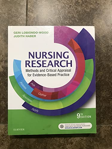 Imagen de archivo de Nursing Research: Methods and Critical Appraisal for Evidence-Based Practice a la venta por Seattle Goodwill