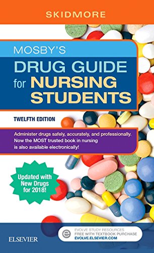 Imagen de archivo de Mosby's Drug Guide for Nursing Students with 2018 Update a la venta por SecondSale