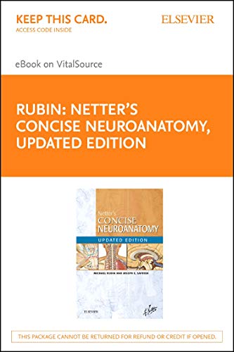 9780323481984: Netter's Concise Neuroanatomy Updated Edition Elsevier eBook on Vitalsource (Retail Access Card) (Netter Clinical Science)