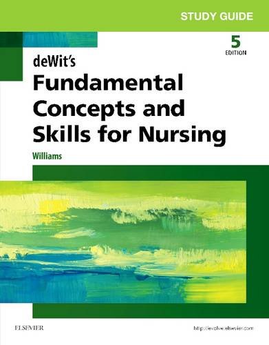 Imagen de archivo de Study Guide for deWit's Fundamental Concepts and Skills for Nursing a la venta por SecondSale