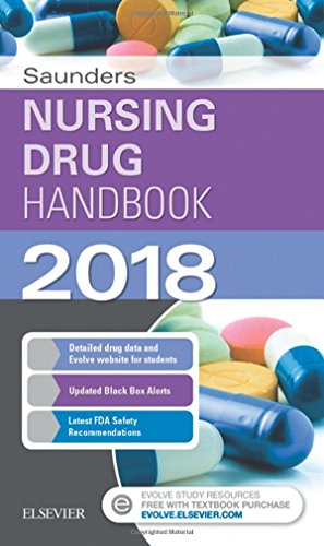 Stock image for Saunders Nursing Drug Handbook 2018 for sale by Better World Books Ltd