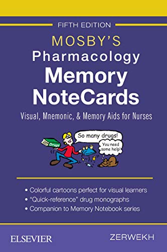 9780323549516: Mosby's Pharmacology Memory NoteCards: Visual, Mnemonic, and Memory Aids for Nurses