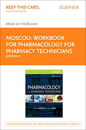 9780323550024: Pharmacology for Pharmacy Technicians - Elsevier Ebook on Vitalsource Retail Access Card