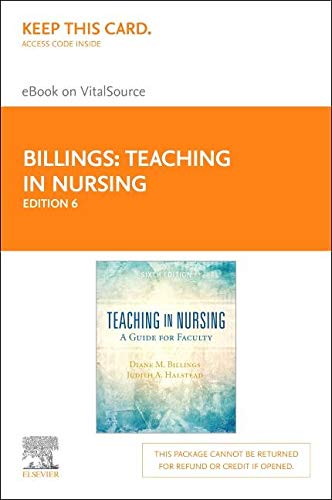 Beispielbild fr Teaching in Nursing Elsevier Ebook on VitalSource Access Code: A Guide for Faculty zum Verkauf von Buchpark
