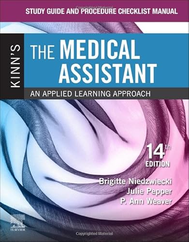 Beispielbild fr Study Guide and Procedure Checklist Manual for Kinns The Medical Assistant zum Verkauf von Zoom Books Company