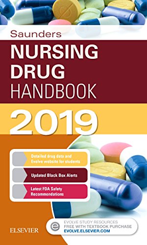 Beispielbild fr Saunders Nursing Drug Handbook 2019 zum Verkauf von Better World Books