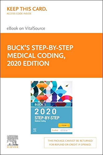 9780323609470: Buck's Step-by-Step Medical Coding 2020 Elsevier Ebook on VitalSource Access Code