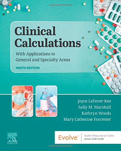 Beispielbild fr Clinical Calculations: With Applications to General and Specialty Areas zum Verkauf von BooksRun