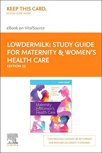 Imagen de archivo de Study Guide for Maternity & Women's Health Care Elsevier Ebook on Vitalsource Retail Access Card a la venta por Revaluation Books