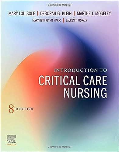 Imagen de archivo de Introduction to Critical Care Nursing a la venta por HPB-Red